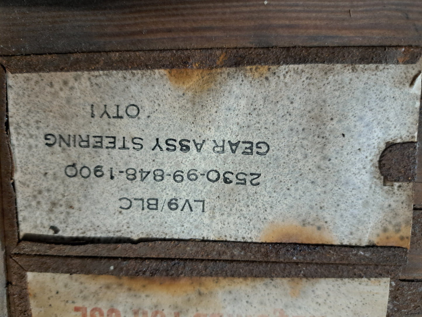 Austin Champ Steering Rack Complete FV14213